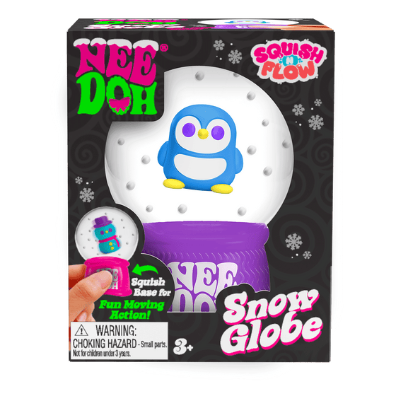 NeeDoh Squish N Flow Snow Globe 8AJU